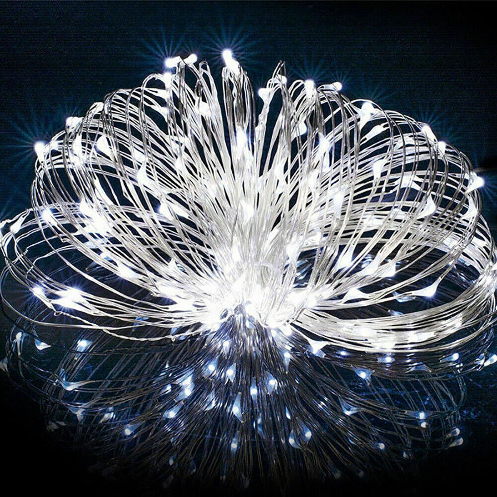 FLA 20M 200-LED Solar Powered Fairy String Lights – Christmas & Party Decoration, Indoor/Outdoor